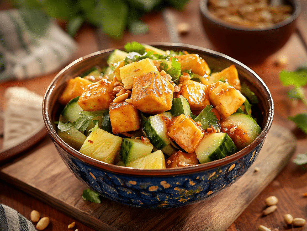 Tangy Malaysian Rojak Salad Bursting with Street Food Flavor